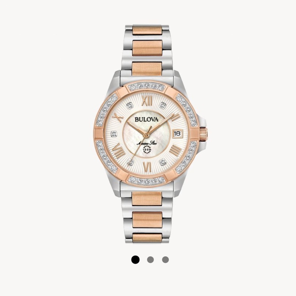Authantic Bulova Marine Star watch for women. Brand new.